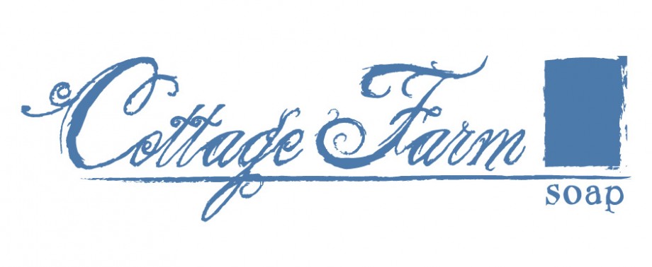 Logo design for Cottage Farm Soap, a handmade soap company in Hinckley, Ohio.