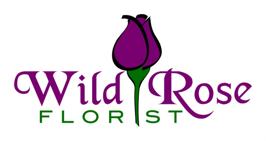 Logo design for Wild Rose Florist, based in Melbourne Australia