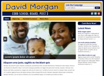 David Morgan - Political Website Custom Wordpress Design