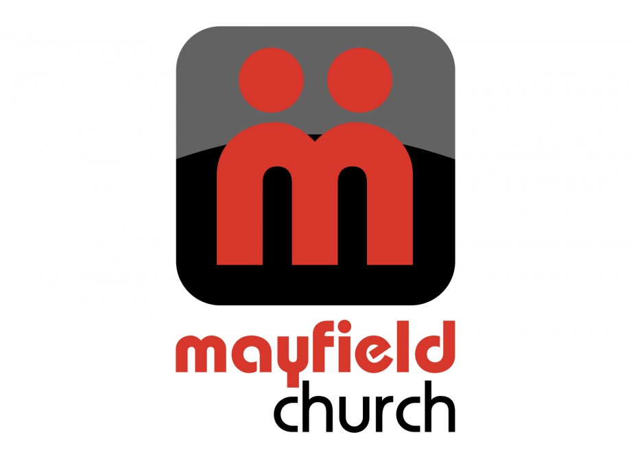 Logo design for Mayfield Church, a methodist church in Mayfield, Ohio.