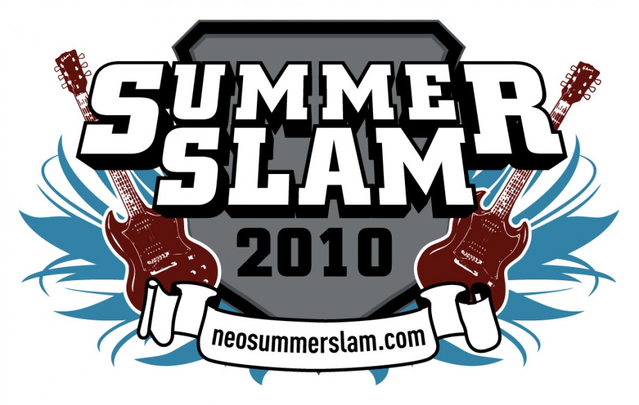 Logo design for Summer Slam 2010, a music festival based in Hudson, Ohio.