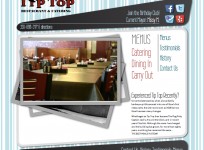 Tip-Top Stow - Custom restaurant Wordpress design