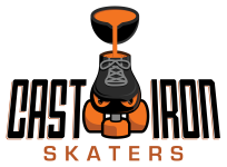 Cast Iron Skaters - Roller Derby League Logo