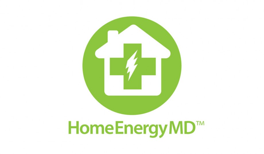 Logo design for HomeEnergyMD, a home energy audit service in Twinsburg, Ohio.