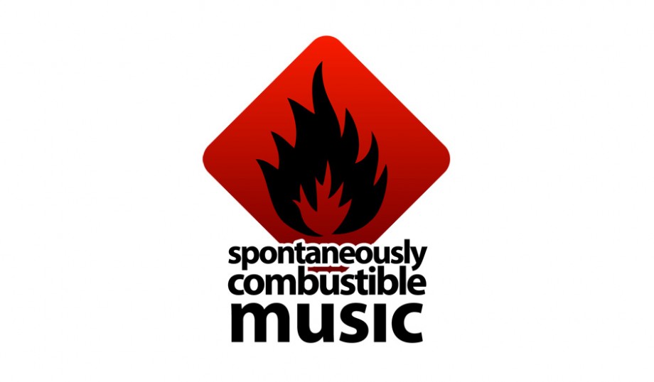Logo and identity design for Spontaneously Combustible Music, an asheville music company.