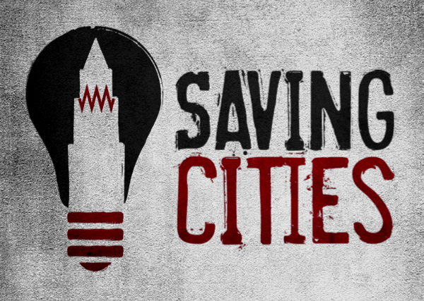 Logo design for Saving Cities, a company dedicated to help revitalize the rust belt.